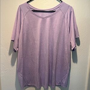 Tek Gear Lilac Short Sleeve Women's Top